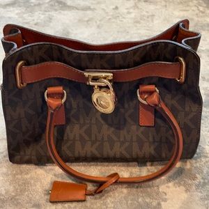 Michael Kors Brown Leather Handbag
